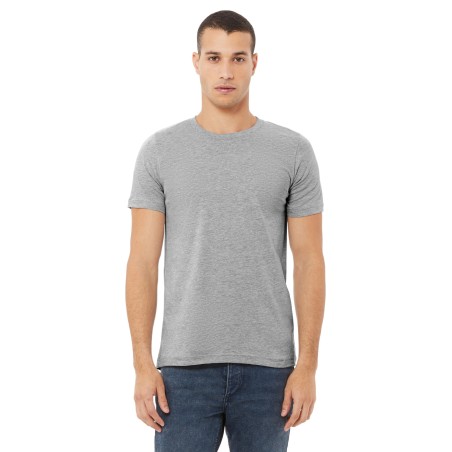 Camiseta cuello redondo hombre Heather