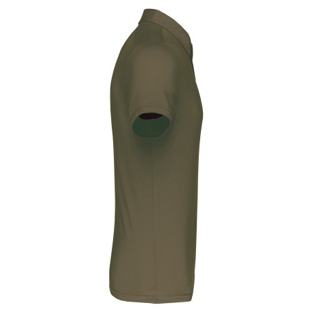 Men\\\'s short sleeved jersey polo shirt