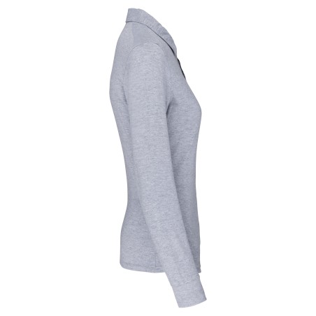 Polo jersey manga larga mujer