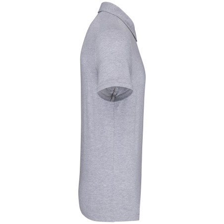 Men\\\'s short sleeved jersey polo shirt