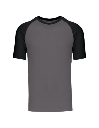 Baseball  Short-sleeved two-tone t-shirt 2