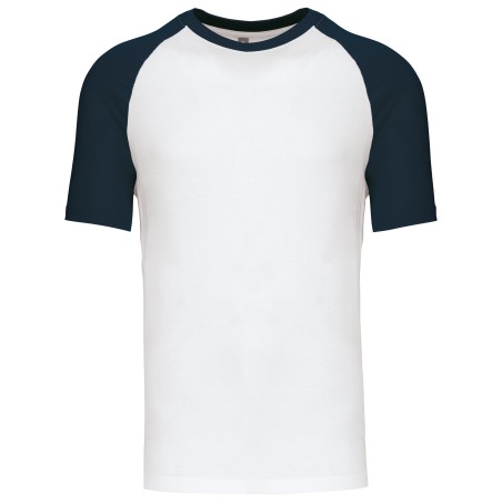 Baseball  Short-sleeved two-tone t-shirt
