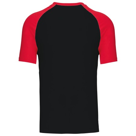 Baseball  Short-sleeved two-tone t-shirt
