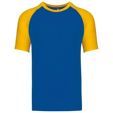 Baseball  Short-sleeved two-tone t-shirt