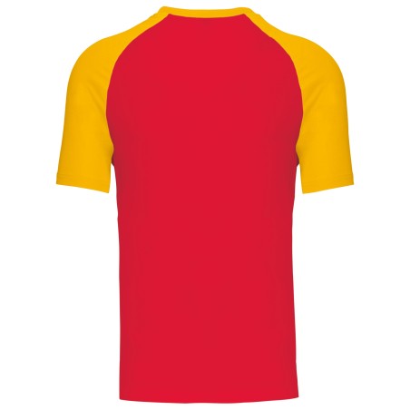 Baseball  Short-sleeved two-tone t-shirt