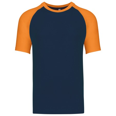 Baseball  Short-sleeved two-tone t-shirt