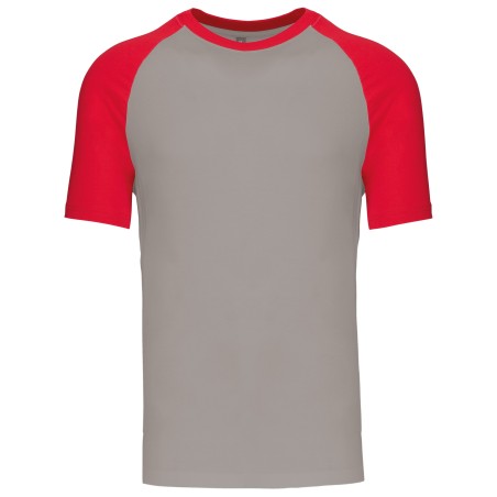 Baseball  Short-sleeved two-tone t-shirt