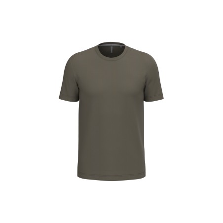 Short-sleeved crew neck T-shirt