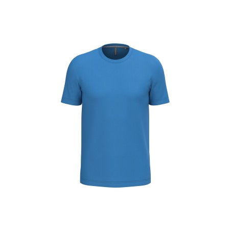 Short-sleeved crew neck T-shirt