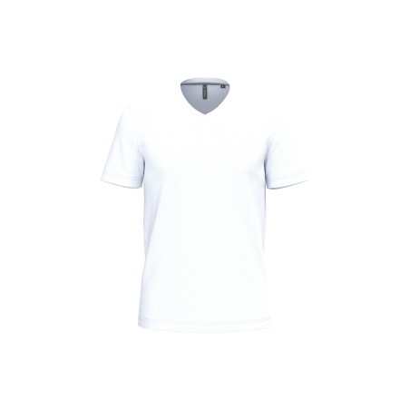 Camiseta manga corta y cuello de pico
