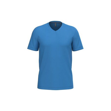 Camiseta manga corta y cuello de pico