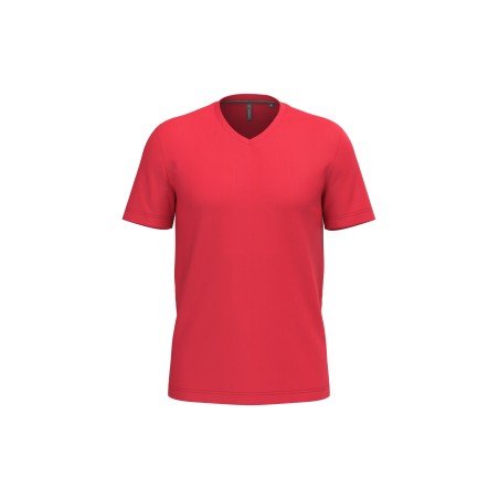Men\\\'s short-sleeved V-neck T-shirt