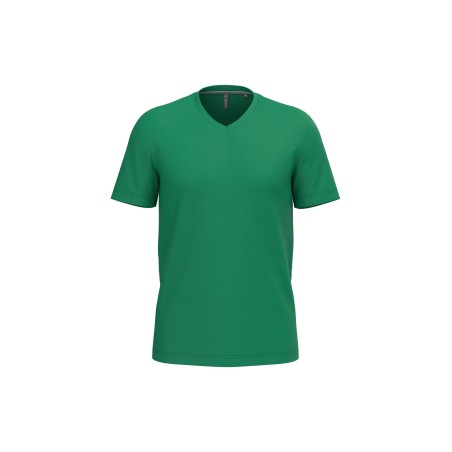 Men\\\'s short-sleeved V-neck T-shirt