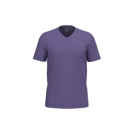 Camiseta manga corta y cuello de pico