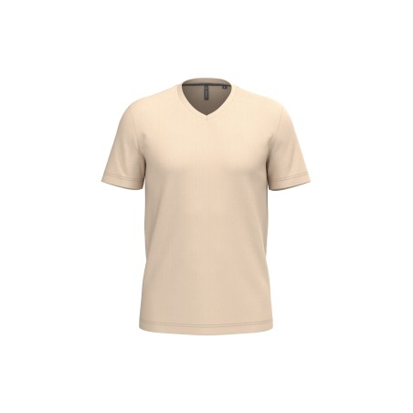 Camiseta manga corta y cuello de pico
