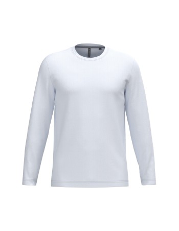 Men\\\'s long-sleeved crew neck T-shirt 2
