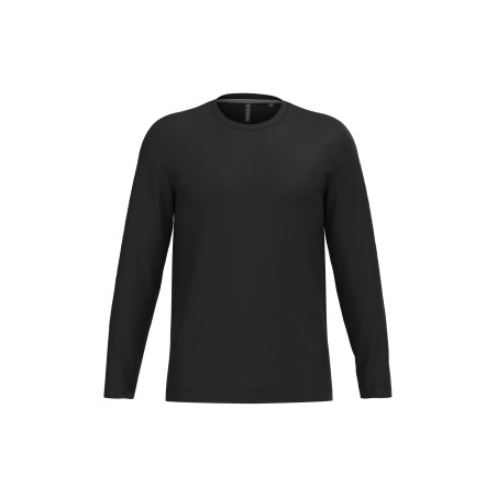 Men\\\'s long-sleeved crew neck T-shirt