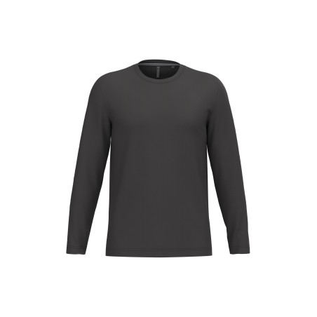 Men\\\'s long-sleeved crew neck T-shirt