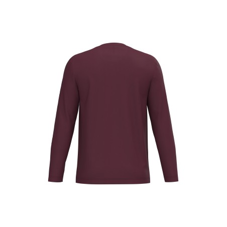 Camiseta maga larga y cuello redondo hombre