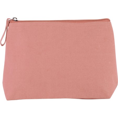 Toiletry bag in cotton canvas