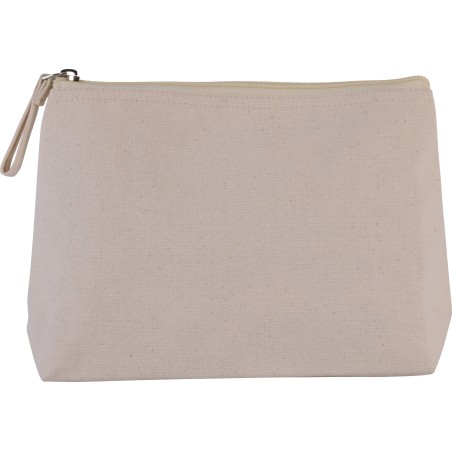 Toiletry bag in cotton canvas