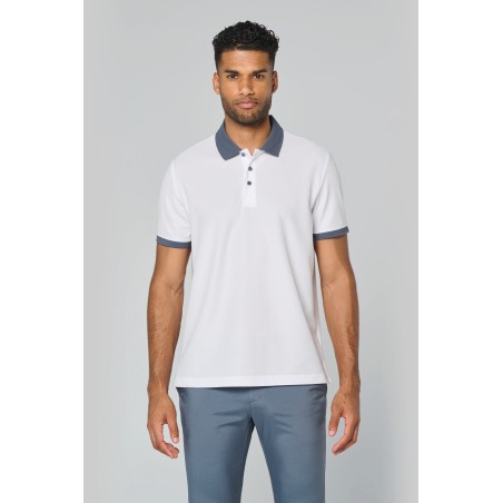 Men\\\'s performance piqué polo shirt