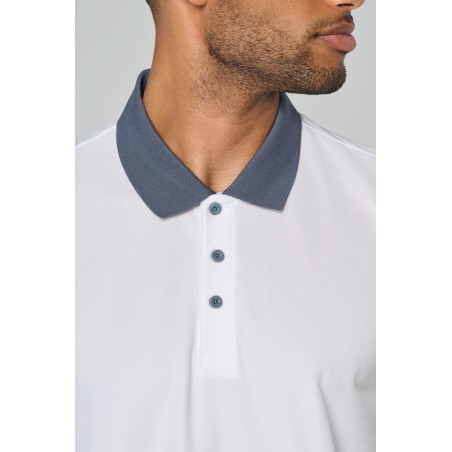 Men\\\'s performance piqué polo shirt