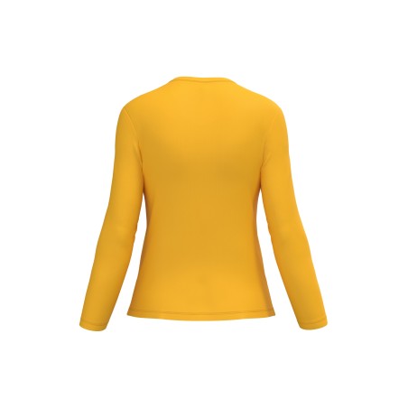 Camiseta manga larga y cuello de pico mujer
