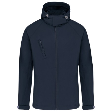 Men\\\'s detachable hooded softshell jacket