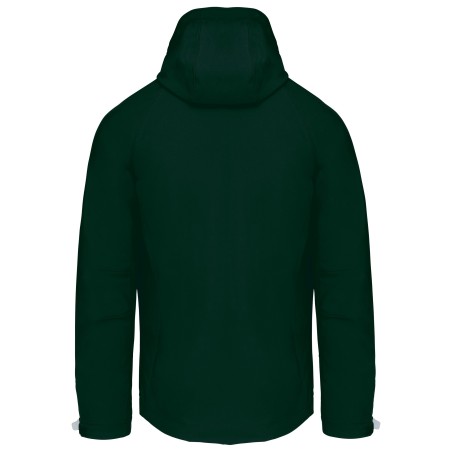 Chaqueta softshell con capucha extraíble hombre
