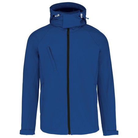 Men\\\'s detachable hooded softshell jacket