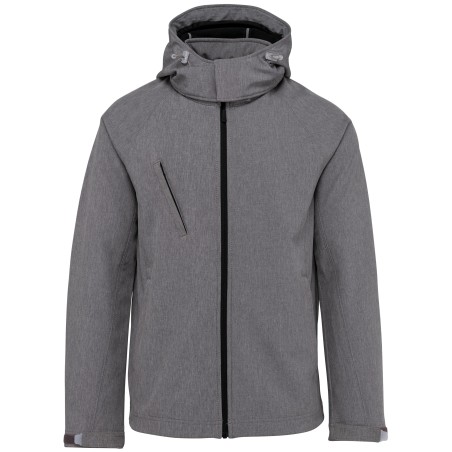 Men\\\'s detachable hooded softshell jacket