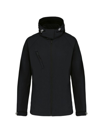 Ladies\\\' detachable hooded softshell jacket 2