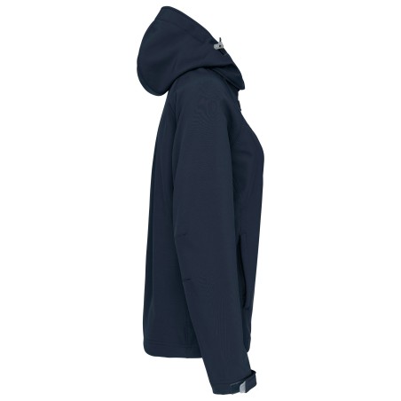 Ladies\\\' detachable hooded softshell jacket
