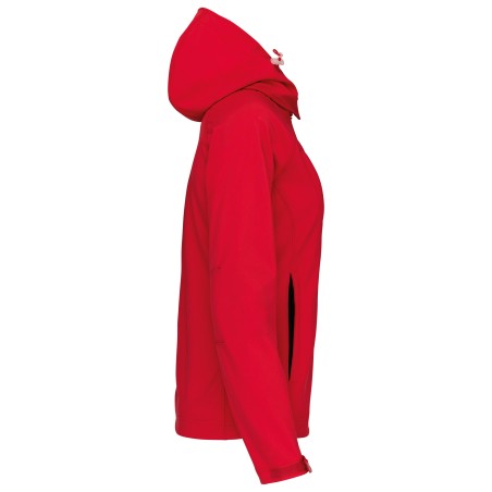 Ladies\\\' detachable hooded softshell jacket