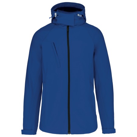 Ladies\\\' detachable hooded softshell jacket