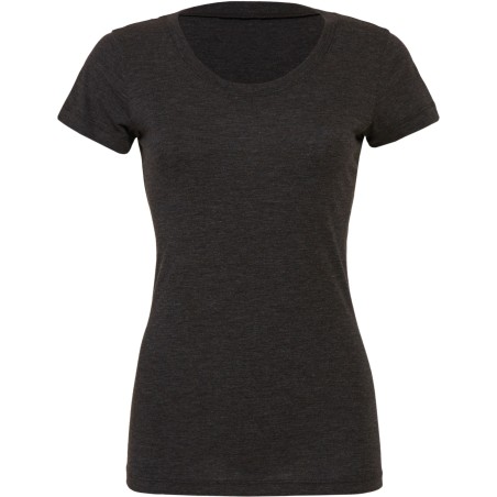 Camiseta Triblend cuello redondo mujer