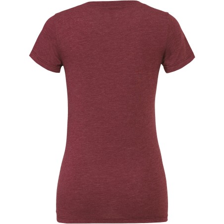 Camiseta Triblend cuello redondo mujer
