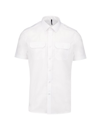 Men\\\'s short-sleeved pilot shirt 2