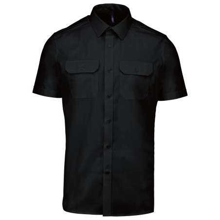 Men\\\'s short-sleeved pilot shirt