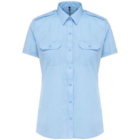 Ladies’ short-sleeved pilot shirt