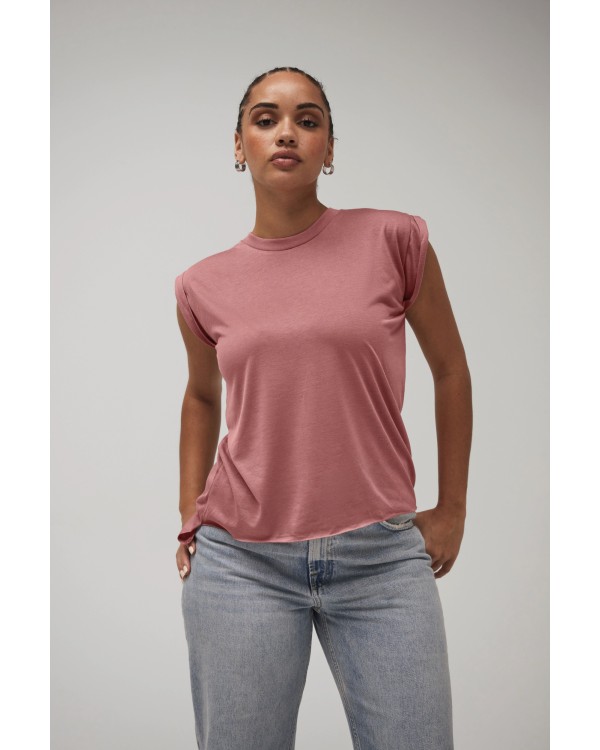 Camiseta Flowy manga vuelta mujer 2