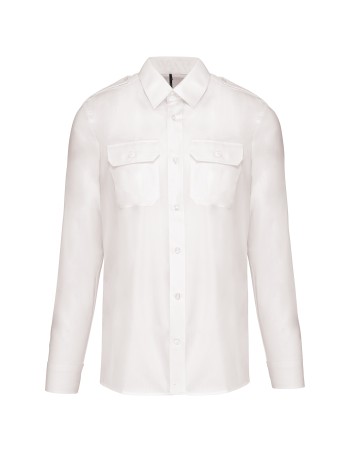 Men\\\'s long-sleeved pilot shirt 2