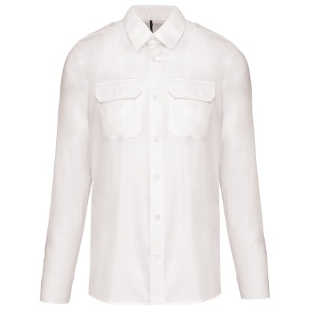 Men\\\'s long-sleeved pilot shirt