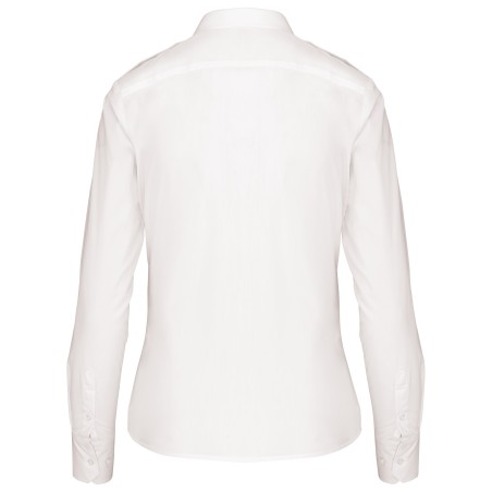 Camisa piloto manga larga mujer