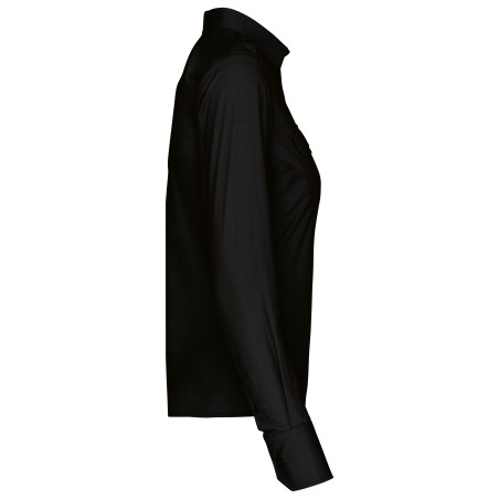 Camisa piloto manga larga mujer