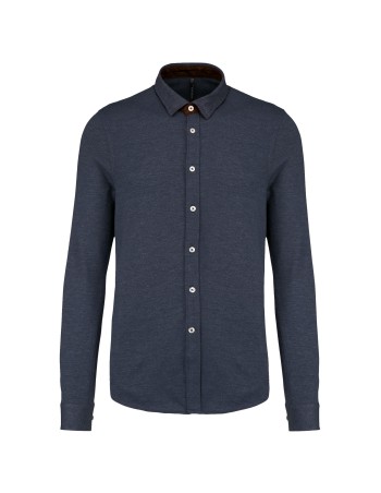 Camisa Jacquard Manga larga