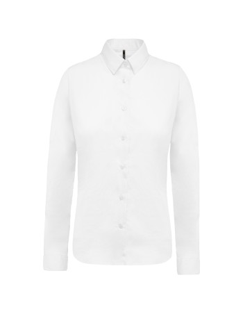 Camisa popelina manga larga mujer 2