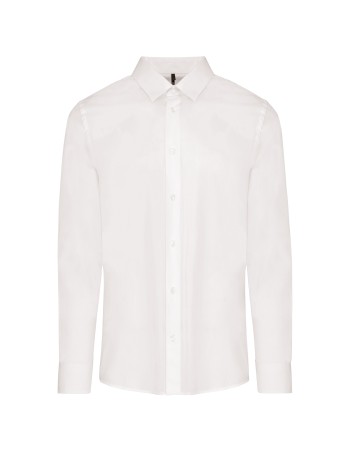 Men’s long-sleeved cotton poplin shirt 2