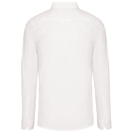 Men’s long-sleeved cotton poplin shirt